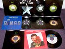 RINGO STARR Eight Orig Apple etc 45's+THREE PICTURE SLEEVES All NM-/NM GREAT LOT