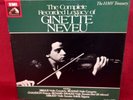 GINETTE NEVEU - THE COMPLETE RECORDINGS UK EMI HMV RLS 739 1980 BOX 4 LP RARE