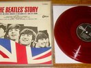 The BEATLES' STORY Japanese RED colored vinyl 2-LP boxed set EMI/Odeon OP-7553-4