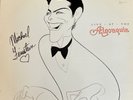 MICHAEL FEINSTEIN PERSONALLY AUTOGRAPHED  “LIVE AT THE ALGONQUIN” LP   COA (E+)