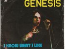 GENESIS I KNOW WHAT I LIKE MEGA-RARE 1973 SINGLE FROM PORTUGAL WITH PIC SLEEVE