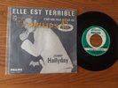 Johnny HALLYDAY : Elle est Terrible JUKE BOX PHILIPS B.373.080.F  ORIGINAL BIEM