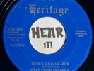 Wicked Bluegrass Bopper 45 BOYS FROM INDIANA Truck Drivin Jack OLD HERITAGE rare