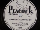 JOE PAPOOSE FRITZ: Summer’s Coming On US Peacock Promo Blues 78 E- Hear