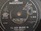 THE ACTION I'LL KEEP HOLDING ON 7 INCH SINGLE MOD BEAT 1966 PARLOPHONE R 5410