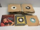 VTG 45 RPM RECORDS HUGE LOT-ELVIS, RICHIE VALENS, CHUBBY CHECKER, UNTESTED