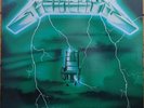 METALLICA Ride The Lightning Original FRENCH GREEN COVER 1984 LP Bernett NM