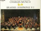EMI CVB 2085 BRAHMS Symphony N°1 MUNCH Orch. Paris LP 1968 Semi Circle