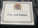 City and Colour Dressing Room Sign Fox Theater Oakland 9/5 The Love Still Held 