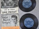 2 Original  Elvis Presley HMV EP's Love Me Tender &Good Rockin Tonight VG+/VG