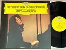 MARTHA ARGERICH piano - 24 Preludes Op.28 CHOPIN 1977 ED1 DGG STEREO LP MINT