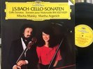 BACH Sonatas for Cello & Piano MAISKY ARGERICH 1985 ED1 DG Digital 415 471 NM