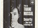 THANE RUSSAL**SECURITY**MOD**BEAT**DANCER**THE CBS LABEL**LISTEN TO IT