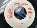 Rare Northern Soul 45 / Beat Ballad Popcorn J.B. Love Then Only Then