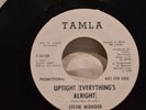 Stevie Wonder Uptight / Purple Rain Drops 1965 TAMLA T-54124 45 rpm WL Promo