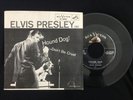 ELVIS PRESLEY HOUND DOG w/ORIG SLEEVE EXC 45RPM SILVER LINES 1ST PRESS 1956