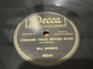 Bluegrass 78 Bill Monroe Decca 46344 Lonesome Truck Drivers Blues /Rotation VG++