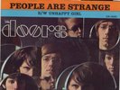 DOORS 45 w picture sleeve:PEOPLE ARE STRANGE/UNHAPPY GIRL/Elektra/excellent cond