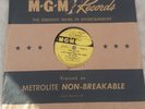 RARE MGM NOT FOR SALE HANK WILLIAMS I JUST DON'T LIKE THIS KIND OF LIVIN' 78 rpm