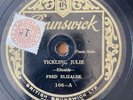 78 RPM FRED ELIZALDE - Tickling Julie - Melancholy weeps - BRUNSWICK 106