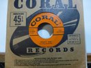 BUDDY HOLLY PEGGY SUE  & EVERYDAY  CORAL ORIGINAL    NEAR MINT    45