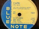 Capri/Turnpike by Jay Jay Johnson Sextet w/Clifford Brown (Blue Note 1621) VG-