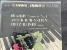 Brahms Concerto No. 1 RCA Living Stereo Rubinstein Reiner CCO LSC 1831 LP Vinyl
