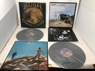 RUSH LP'S: A FAREWELL TO KINGS 1977, HEMISPHERES 1978,CARESS OF STEEL 1975 (VG+)