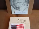 White Stripes Elephant Singles 4x7