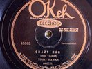 Okeh 45363 Texas Night Hawks CRAZY RAG  78 rpm COUNTRY E  1929 Dallas