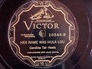 Victor 20545 Carolina Tar Heels HULA LOU   78 rpm COUNTRY E  1927