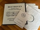 EVA PEDRAZZI WEISBROD BEETHOVEN COMPLETE CELLO 4 LP BOX MIRECOURT SIGNED 191/300