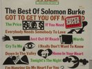 The Best Of Solomon Burke LP Compilation Cry To Me Got To Get You Off My Mind