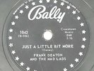Frank Deaton and the Mad Lads Just a Little Bit More 78 RPM Rare Rockabilly V-