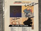 Autographed Signed Herbie Hancock & Chick Corea Vinyl LP SD-1696 Jarrett & Tyner