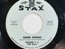 BOOKER T & THE MGS: Green Onions/Behave Yourself 1962 VG+ Stax Soul 45 HEAR