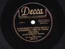SISTER ROSETTA THARPE 78 EVERYBODY'S GONNA HAVE A WONDERFUL TIME..DECCA 48071 V+