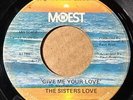 THE SISTERS LOVE Mowest GIVE ME YOUR LOVE / A BETTER MAN THAN YOU G/G+  LISTEN