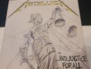 METALLICA LP - AND JUSTICE FOR ALL - FIRST PRESSING - 1988 - DOUBLE VINYL LP