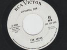 GARAGE HORROR SOUL R&B - 45 - LIVERPOOL FIVE  -THE SNAKE  -HEAR - 1964 PROMO RCA