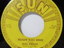 1955 Milkcow Blues Boogie Elvis Presley Original 215 Sun 45 Record PUSH MARKS