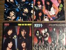 Kiss 4 Pic Sleeve 45 Singles Crazy Nights, Turn On The, Reason To Live, X In Sex