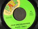 PEACHES DANIELS: feelin' something new inside / i hate to forget when i try to r