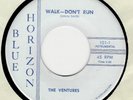 45RPM, VENTURES ' WALK - DON'T RUN , RARE LABEL ' EXCELLENT ' NICE