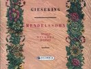 Walter Gieseking - Mendelssohn Songs Without Words (LP)