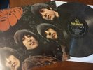 THE BEATLES - RUBBER SOUL - BROWN SPLATTER VINYL LP RECORD - NEAR MINT CONDITION