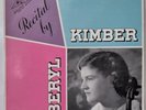 W & G WG-AL-552 BERYL KIMBER RECITAL (VIOLIN) AUS ONLY EDITION LP EXTRA RARE