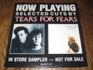 Tears For Fears Selected Cuts In Store Sampler US Lp Promo  The Hurting Shout
