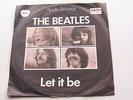THE BEATLES  ORIGINAL 1970 YUGOSLAVIAN 45   LET IT BE