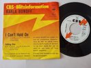 Karla Bonoff - I can't hold on 7'' Vinyl Germany PROMO with Linda Ronstadt